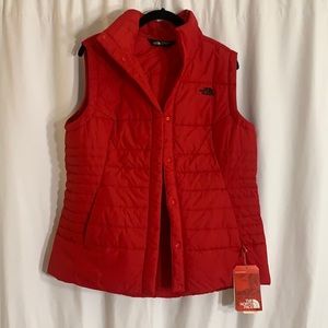 Brand new with tag, The North Face, red vest